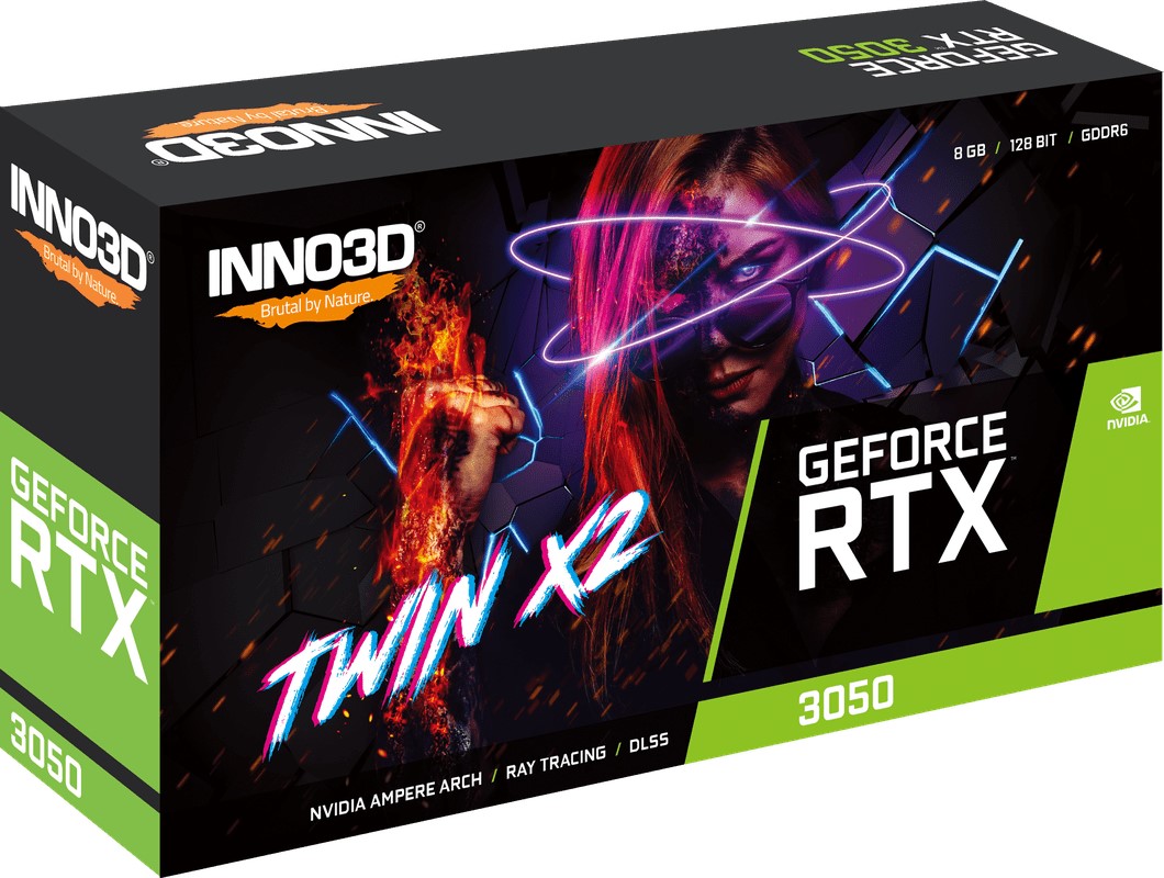 INNO3D GeForce RTX 3050 Twin X2 3