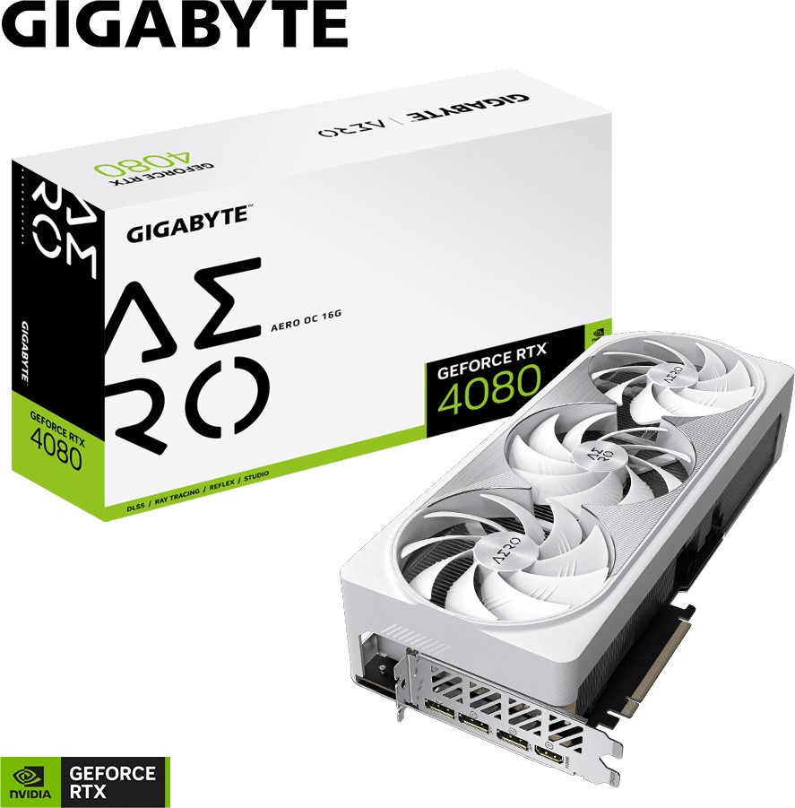 Gigabyte GeForce RTX 4080 16GB AERO OC 2