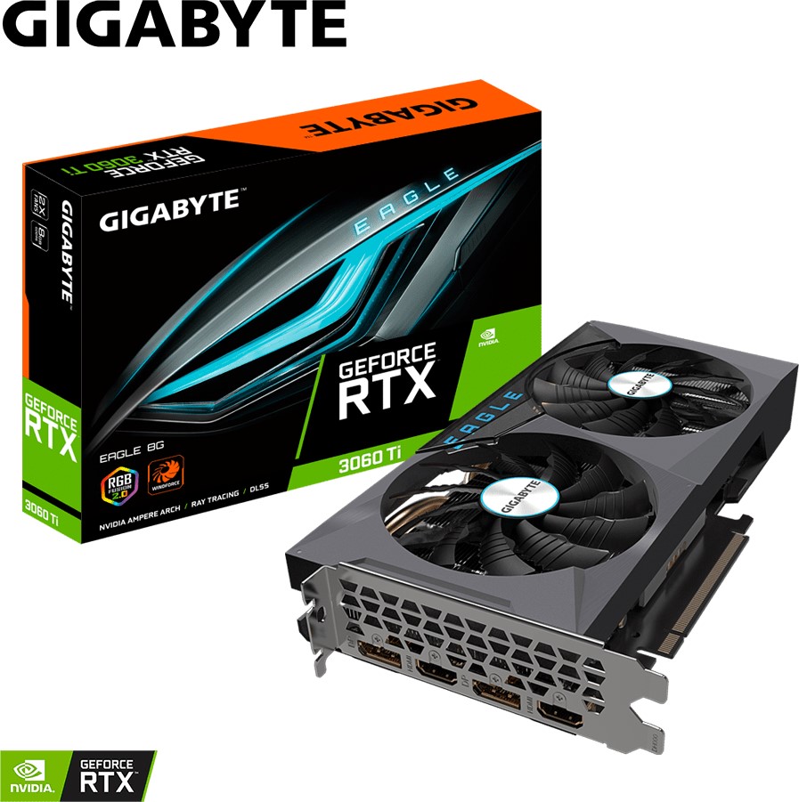 Gigabyte GeForce RTX 3060 Ti EAGLE 8G (rev. 2.0, LHR)