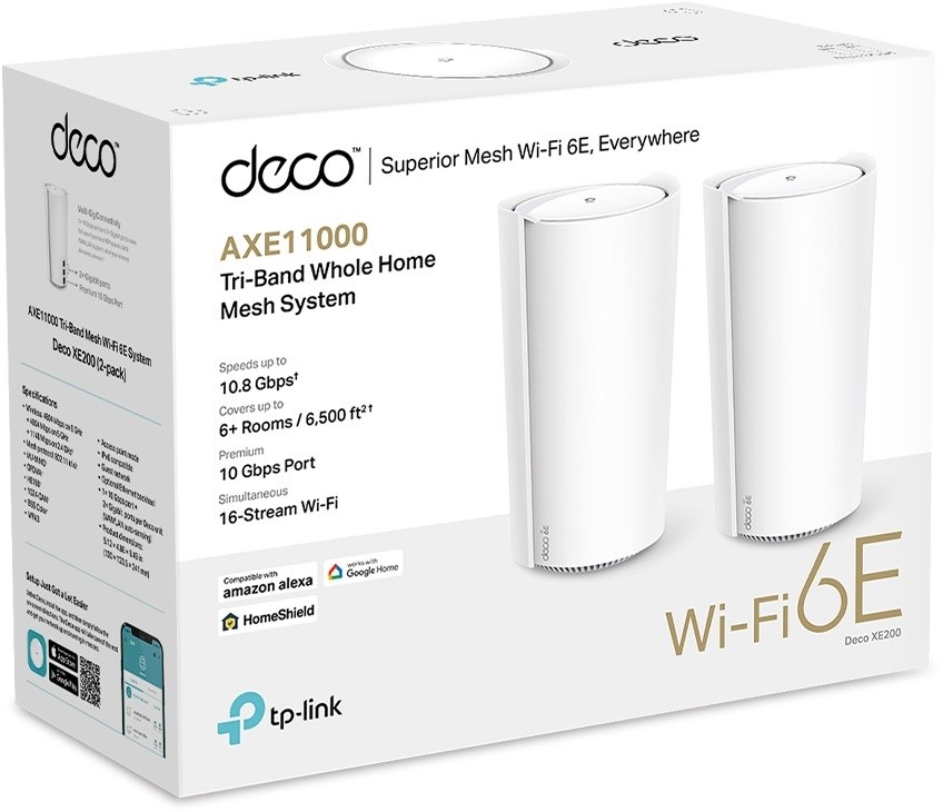 TP-Link AXE11000 Whole Home Mesh Wi-Fi 6E System Deco X200 (set van 1 stuk) 3