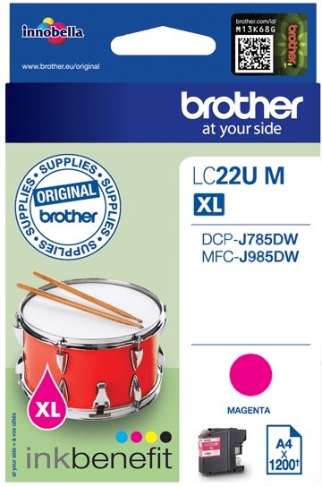 BROTHER LC-22UC inktcartridge magenta 4
