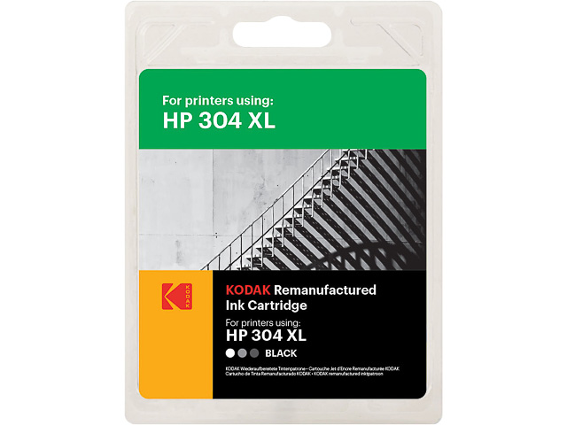 HP 304XL zwart (N9K08AE) compatibel (KODAK) 