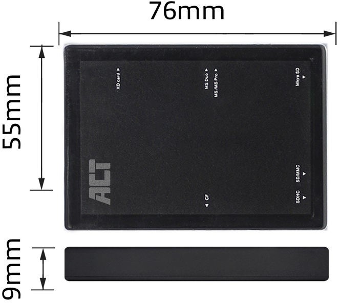 ACT MULTI CARD READER USB 3.1 GEN1 2