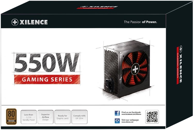 XILENCE  XP550R10 Performance A III 80+ 550W 4