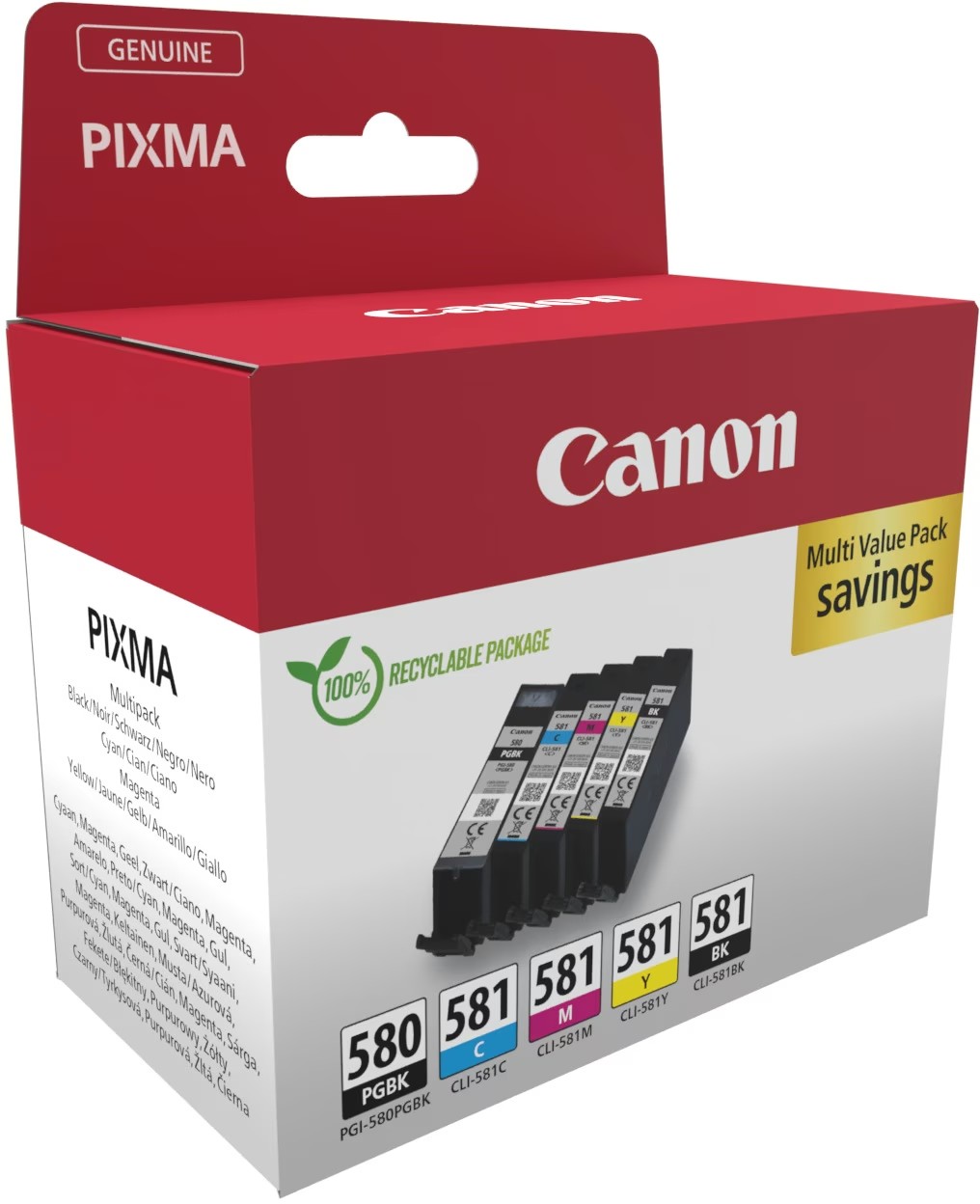 CANON PGI-580/CLI-581 PGBK/C/M/Y/BK 2