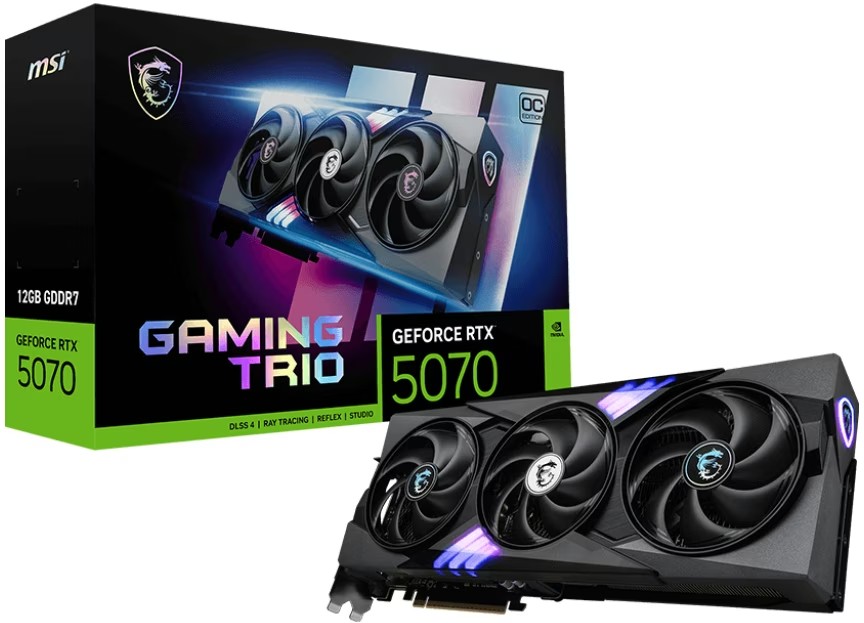 MSI GeForce RTX 5070 12G GAMING TRIO OC 2