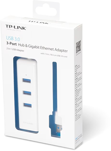 TP-Link USB 3.0 3 Hub & Gbit Ethernet  UE330 3