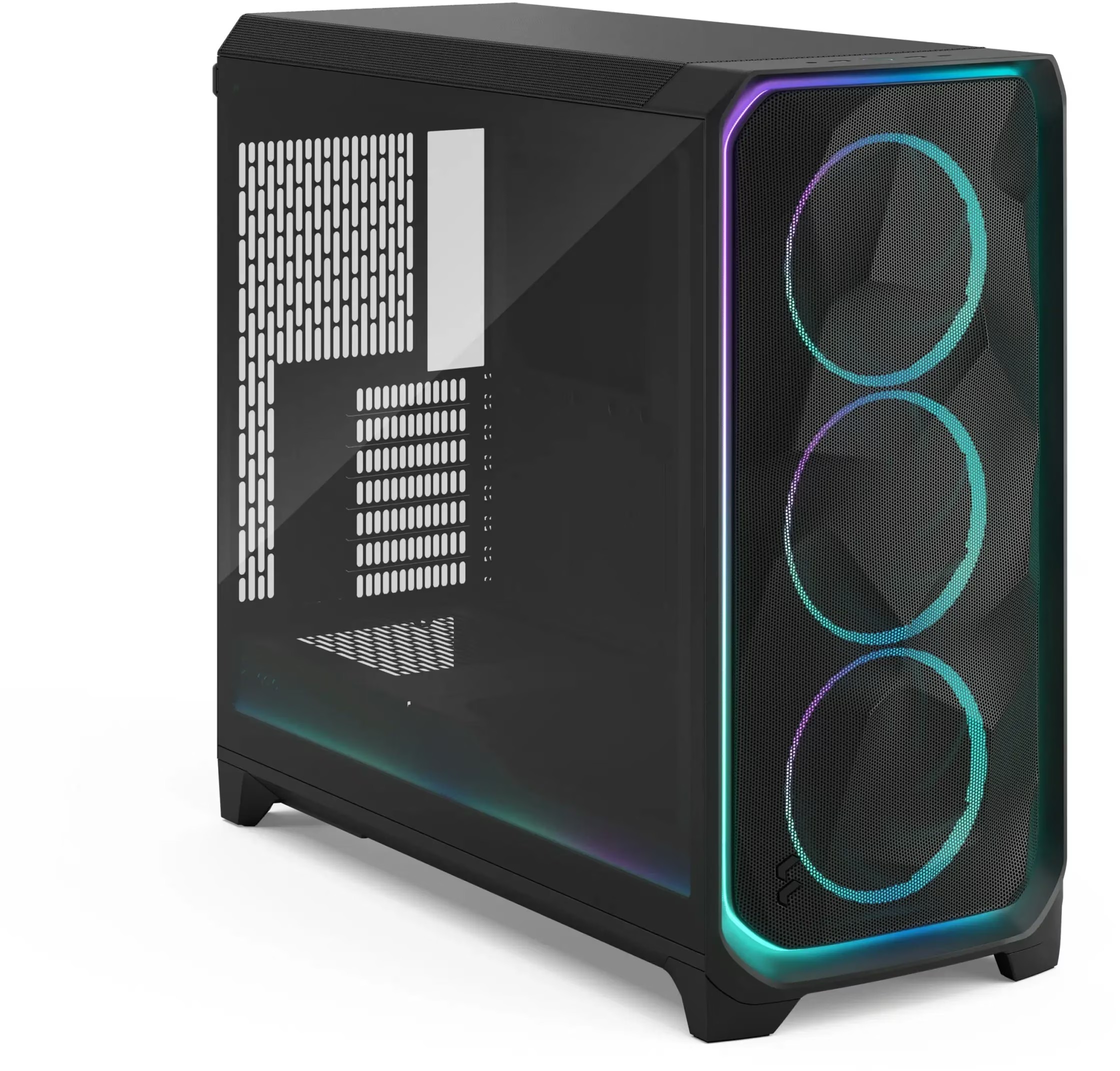 Fractal Design Meshify 3 XL Ambience Pro RGB TG Light Tint Zwart 3