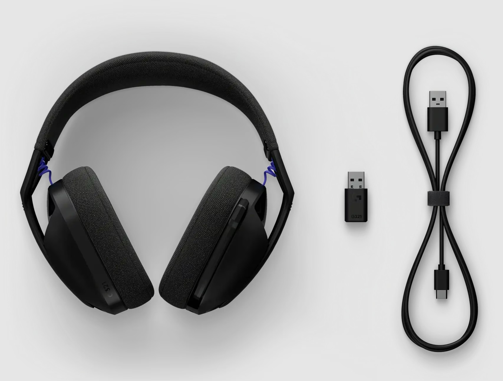 Logitech G321 Lightspeed Wireless Zwart 3