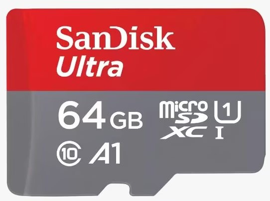 SanDisk Ultra microSD 64GB + SD-adapt. 2