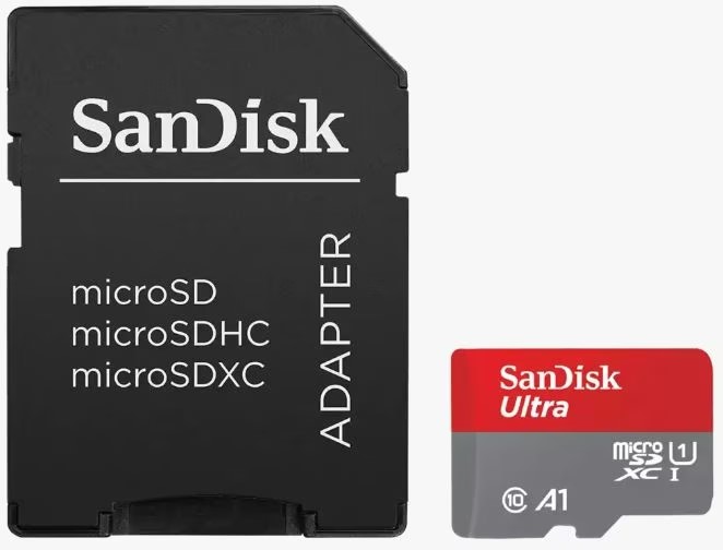 SanDisk Ultra microSD 64GB + SD-adapt. 3