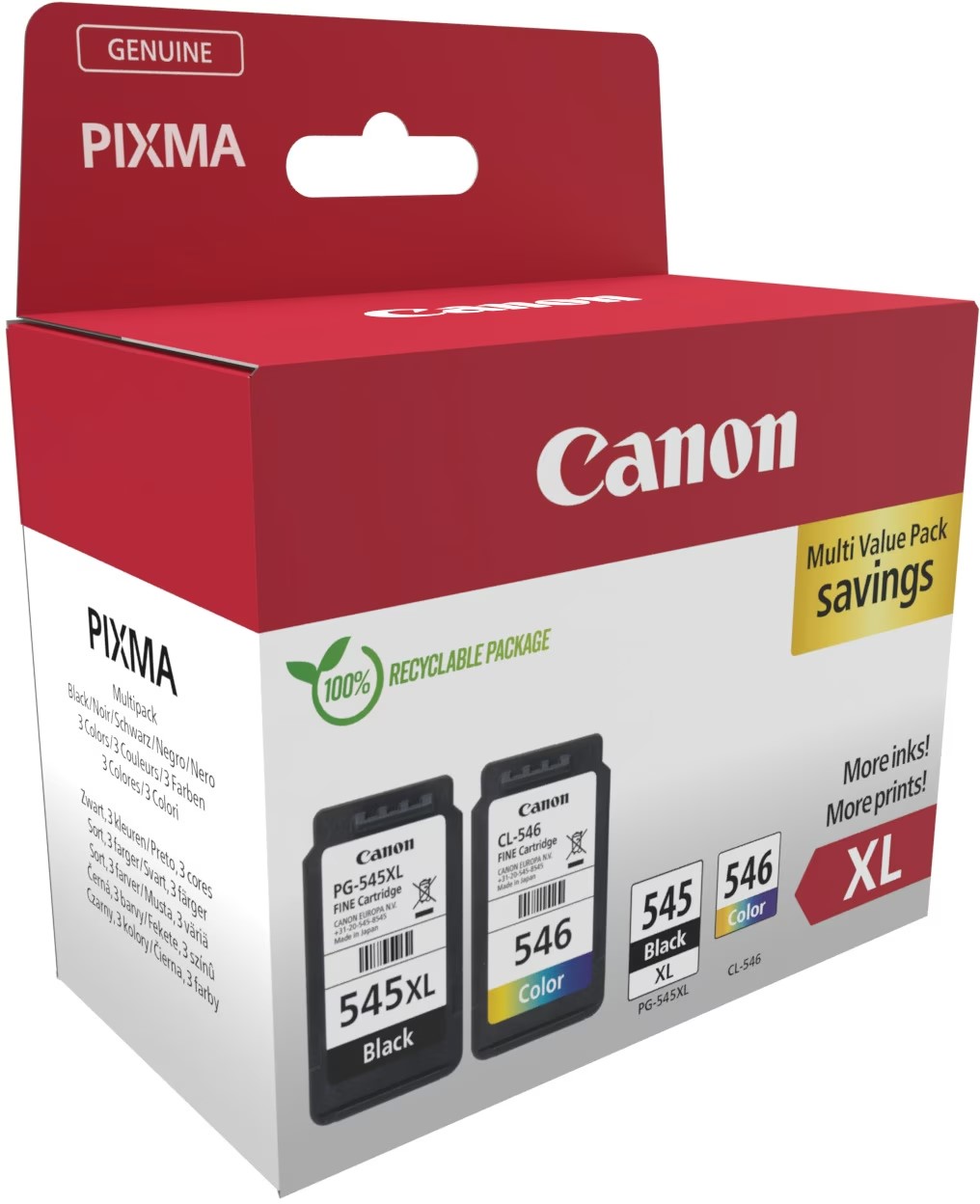 CANON PG-545XL/CL-546XL Photo Value Pack 2