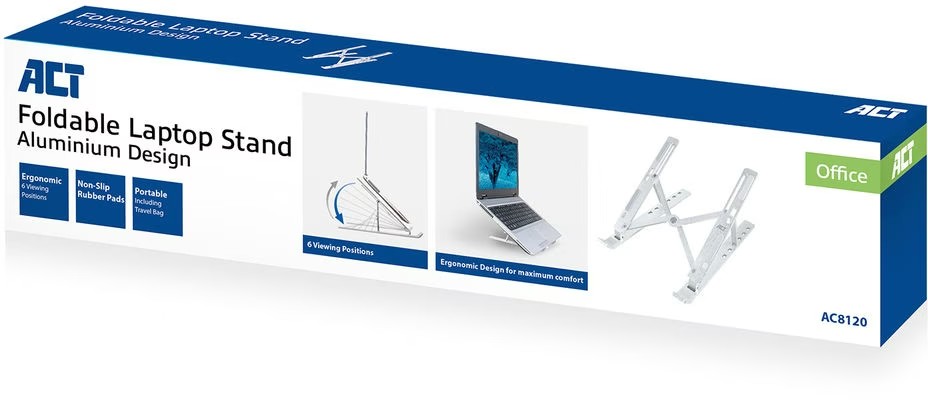 ACT AC8120 Opvouwbare Laptopstandaard 4