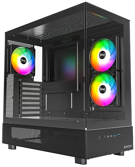 Montech XR TG Black 5