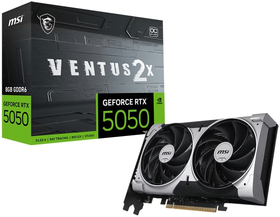 MSI GeForce RTX 5050 8G VENTUS 2X OC 2