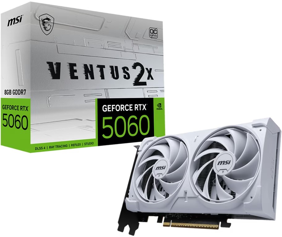 MSI GeForce RTX 5060 8G VENTUS 2X OC WHITE 2