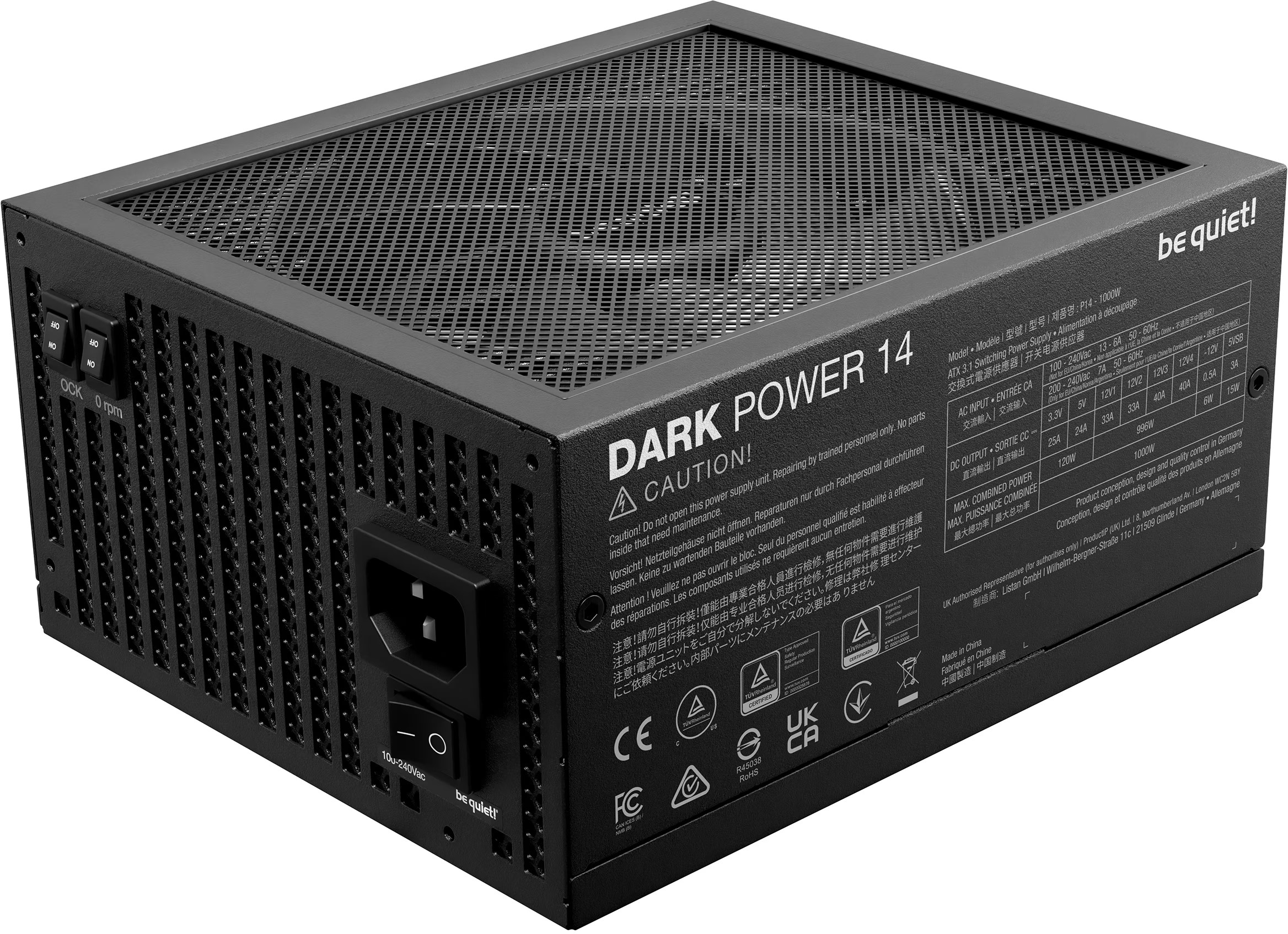 be quiet! Dark Power 14 1000W