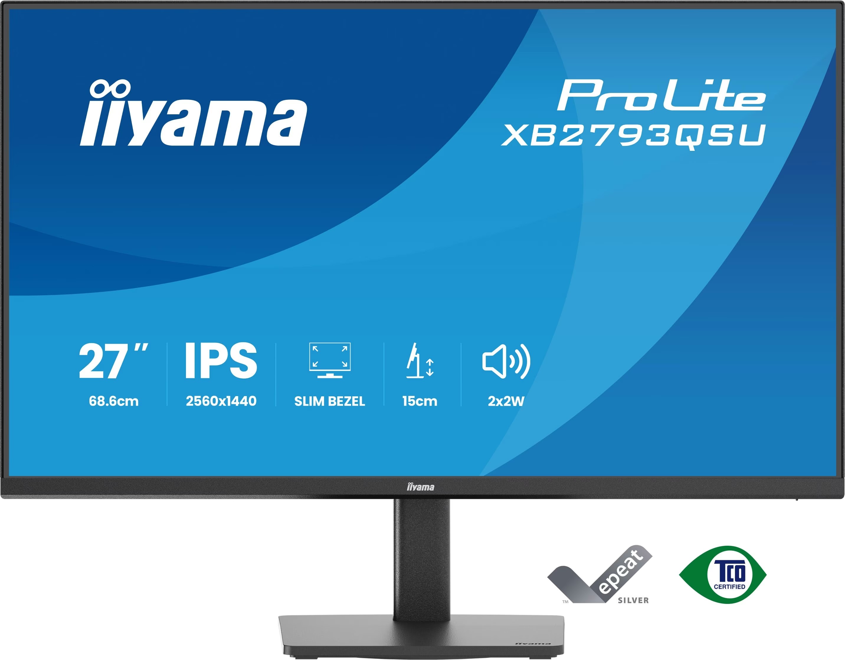 Iiyama ProLite XB2793QSU-B1 Zwart 2