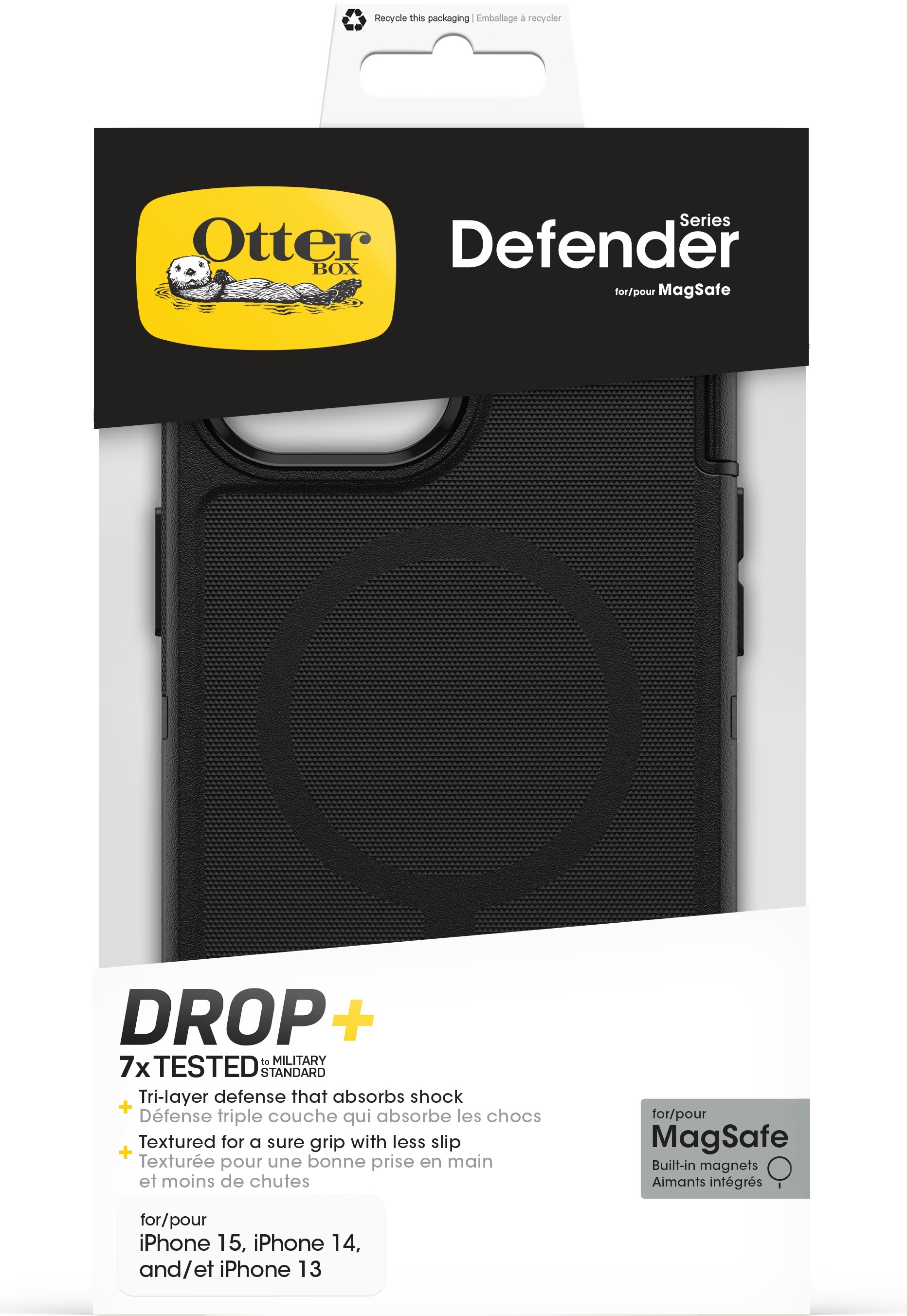 Otterbox Defender zwart (iPhone 13,14,15) 3