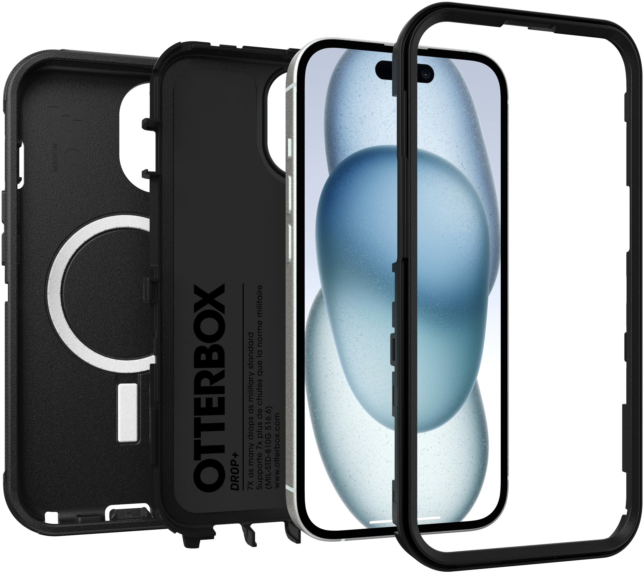 Otterbox Defender zwart (iPhone 13,14,15) 5