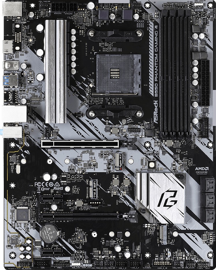 ASRock AM4 B550 Phantom Gaming 4 2