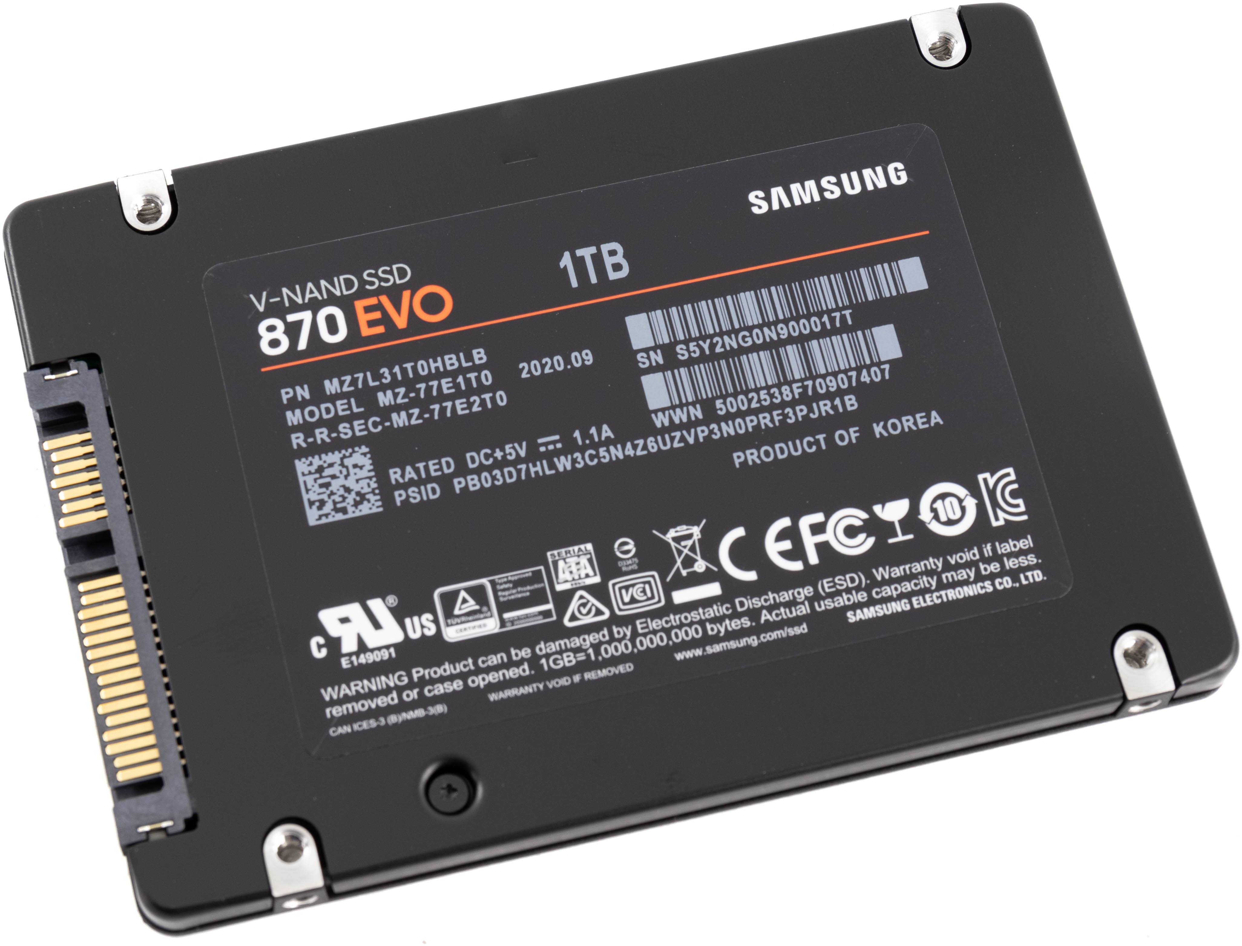 Samsung SSD 870 EVO  250GB Sata-3 2