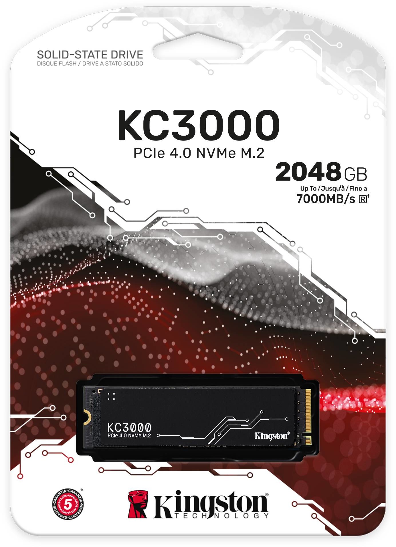 Kingston SSD KC3000 2TB M.2 NVMe PCIe 4.0 x 4