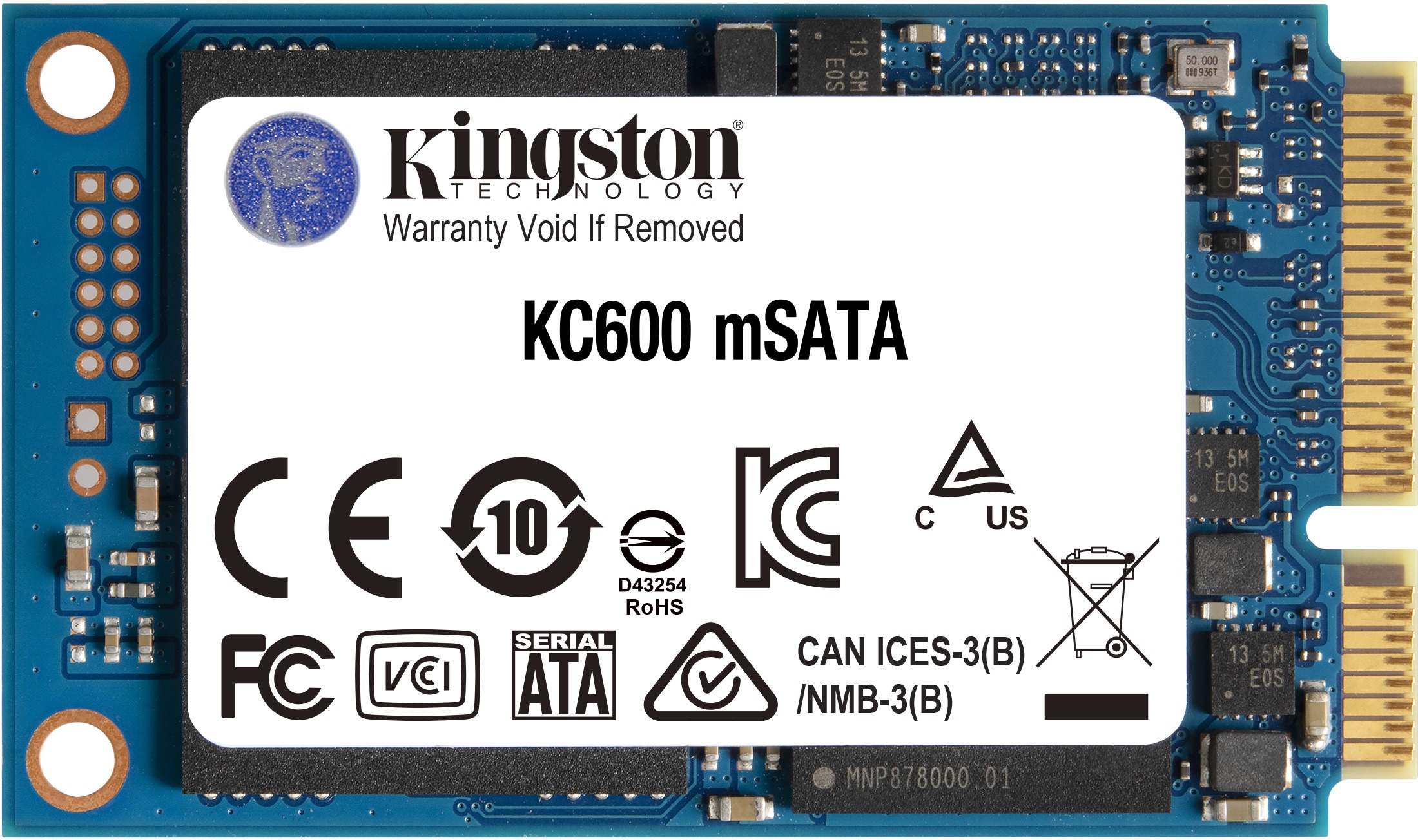 Kingston SSD KC600 512GB mSATA