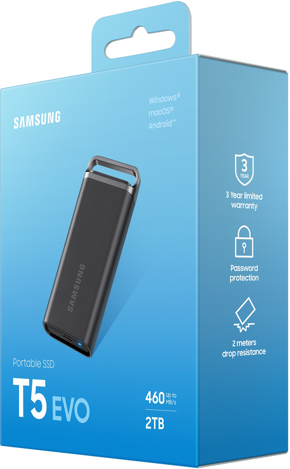 Samsung SSD Portabel T5 Evo MU-PH2T0S 2TB 4