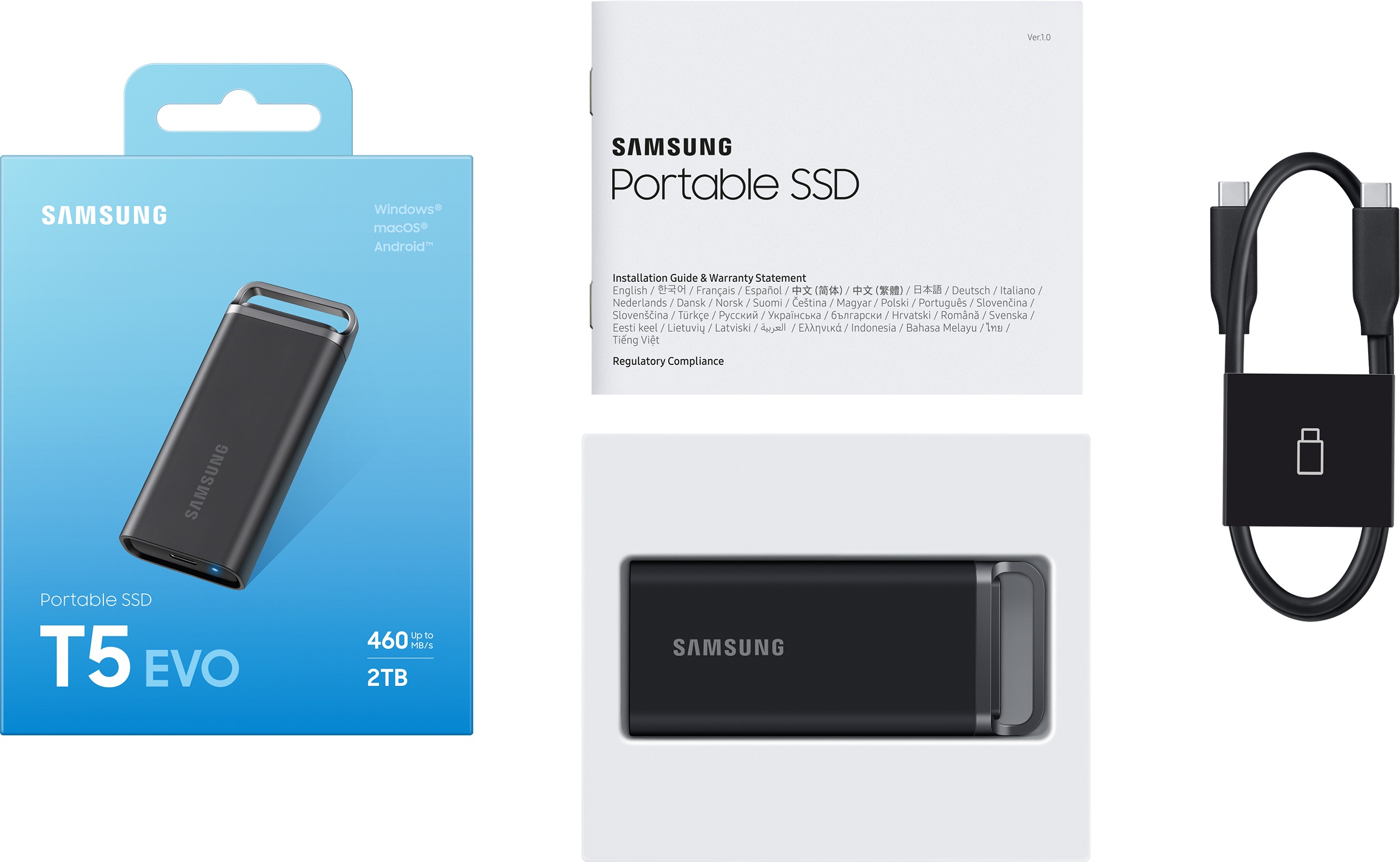 Samsung SSD Portabel T5 Evo MU-PH2T0S 2TB 5