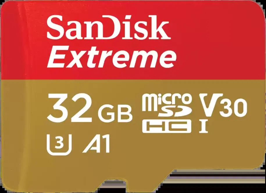 SanDisk Extreme microSD  32GB + SD-adapt. 2