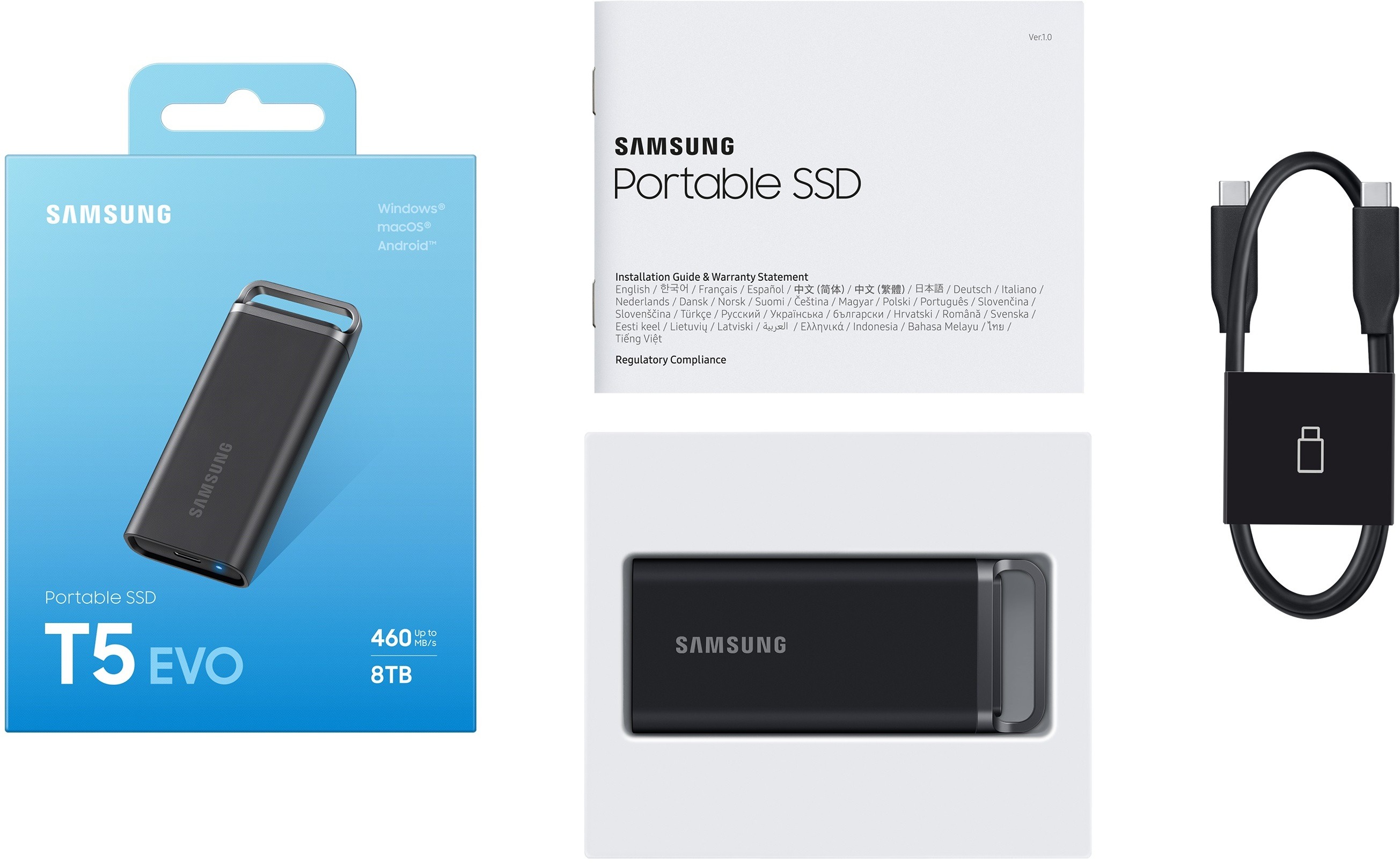 Samsung SSD Portable T5 Evo MU-PH8T0S 8TB 2