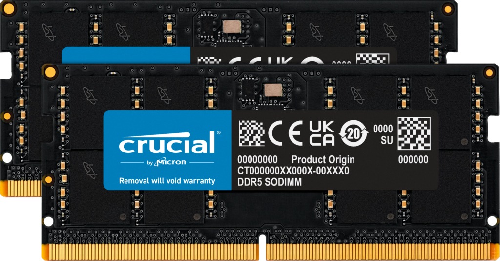 Crucial SO-DIMM DDR5-4800 64GB Kit (2x 32GB) 2
