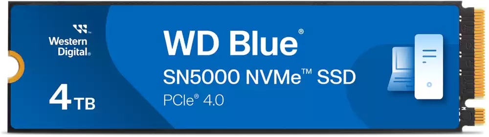 WD SSD Blue SN5000 4TB M.2 NVMe Gen 4.0 2