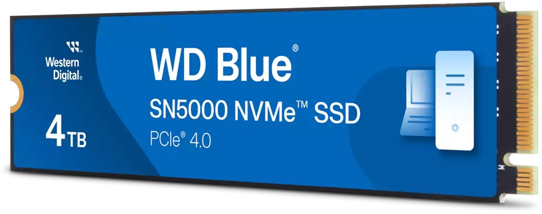 WD SSD Blue SN5000 4TB M.2 NVMe Gen 4.0 3
