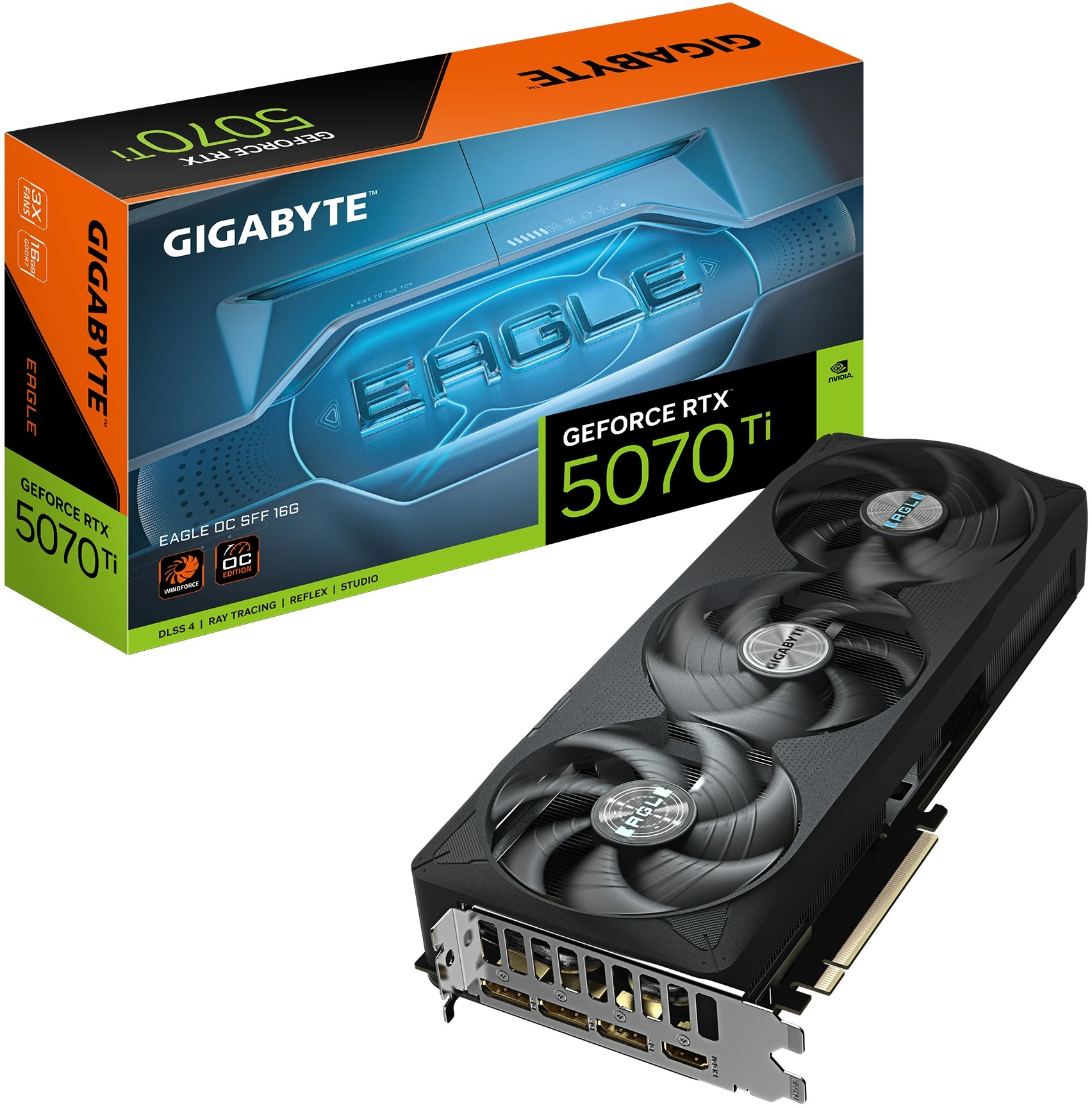 Gigabyte?GeForce RTX 5070 Ti EAGLE SFF OC 16GB 2