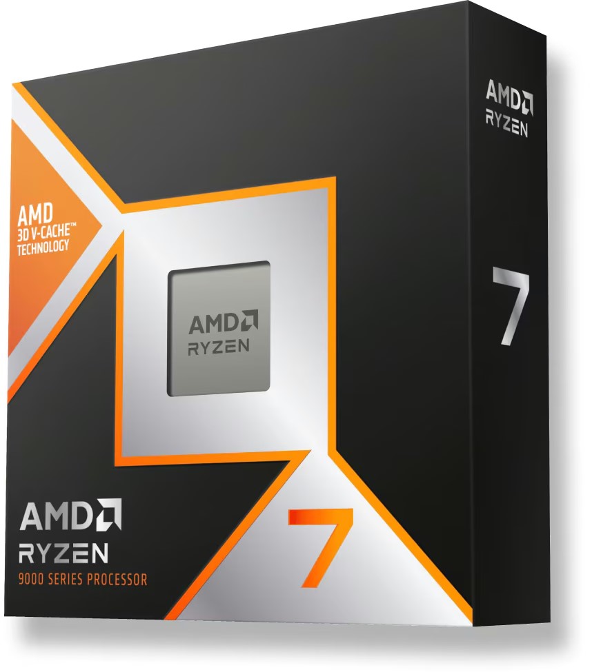 AMD Ryzen 7 9850X3D no fan Box
