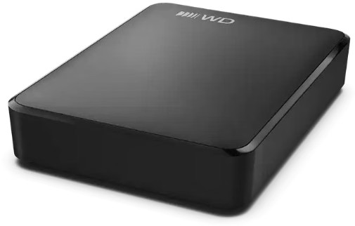 WD 2.5 Elements Portable 4TB USB-C 3