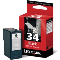 LEXMARK 34 Black , 018C0034E, High Capacity